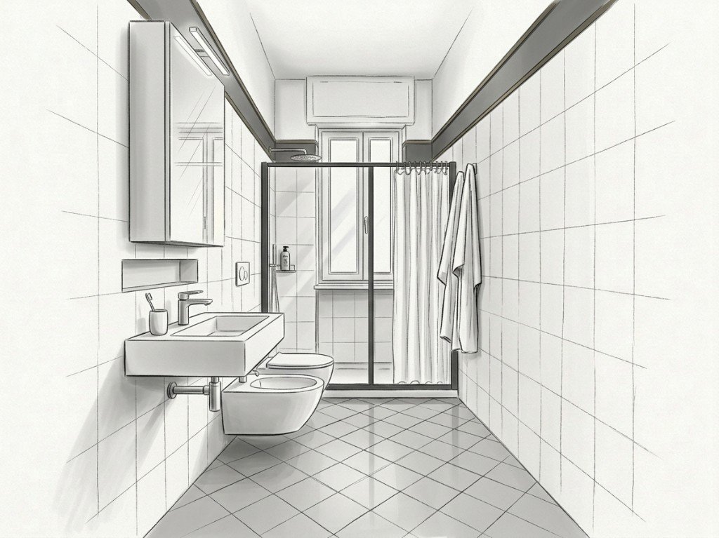 Schizzo geometrico di partenza